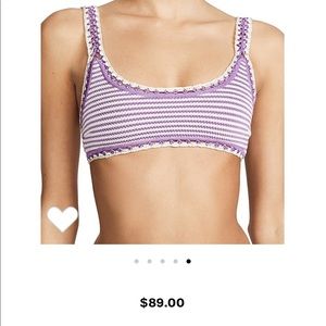 Solid and striped bathing suit NWT and liners